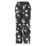 TNF Black Winter Flowers Print