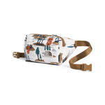 Gardenia White Camping Scenic Print/Utility Brown